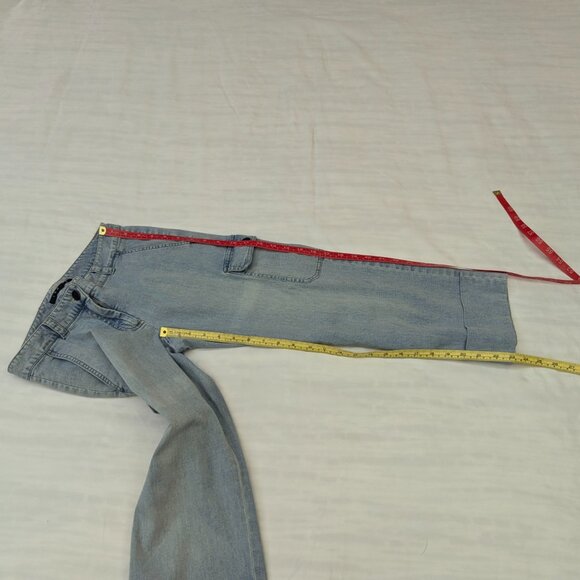 Theory Size 2 Light Wash Cargo Capri Jeans *See Note - Picture 8 of 12